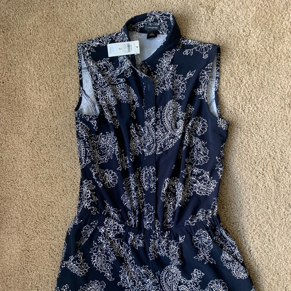 Navy romper